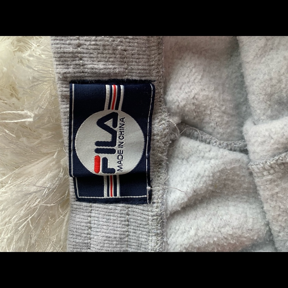 Grey FILA sweat pants